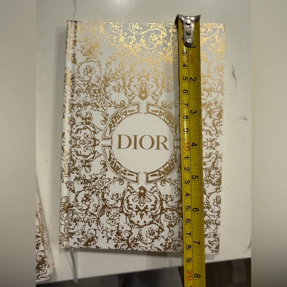 Dior White and Gold Patterned NIB